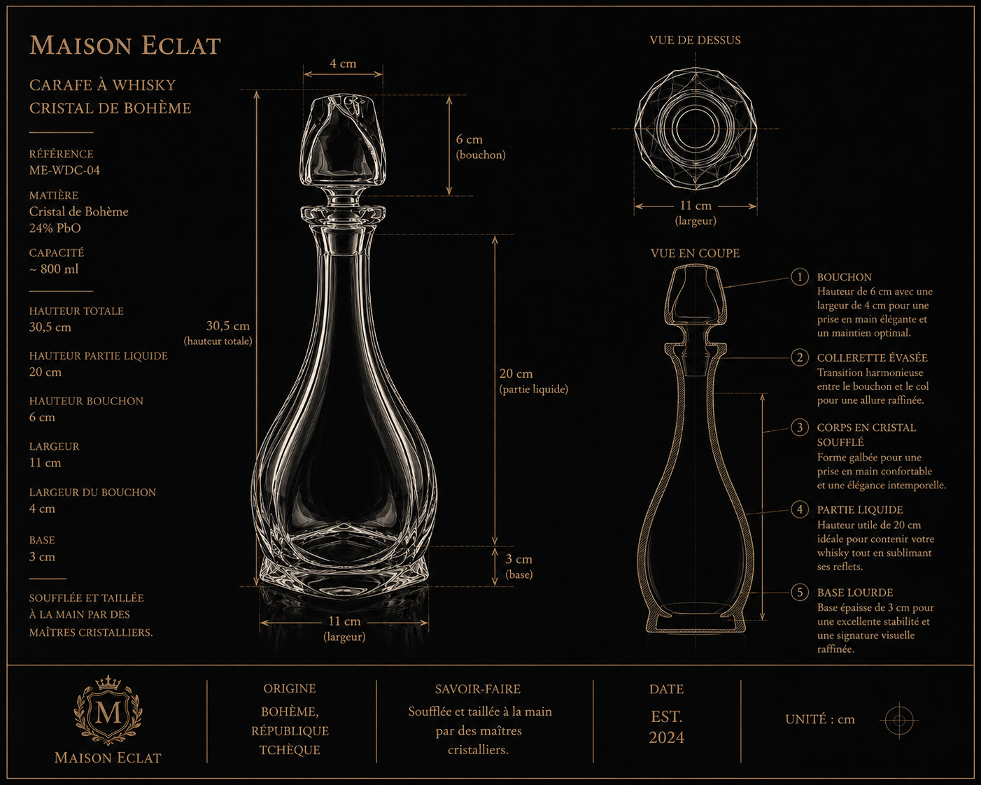 Carafe Quadro