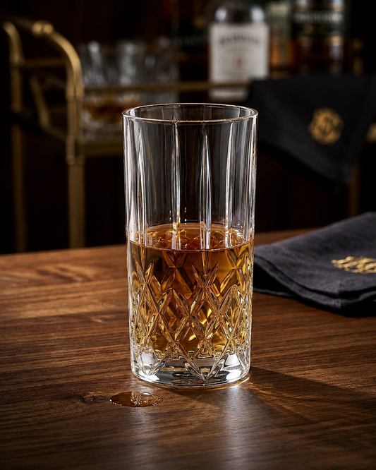 Set de 6 Verres à Eau Tumbler – Cristal de Bohême