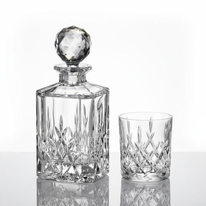 Coffret Whisky Élégant - 6 verres + Carafe en Cristal
